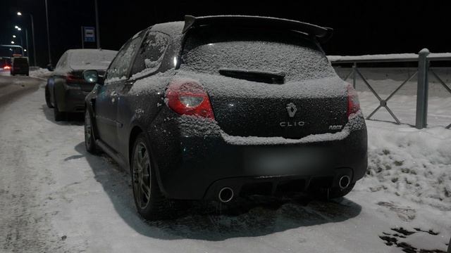 Cold Start Renault Clio 3 RS at −20°C