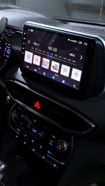 Hyundai Santa Fe 2018-2021 установка андроидм-магнитолы