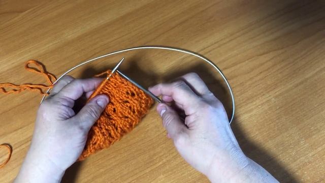 Красивый узор спицами для кофточек