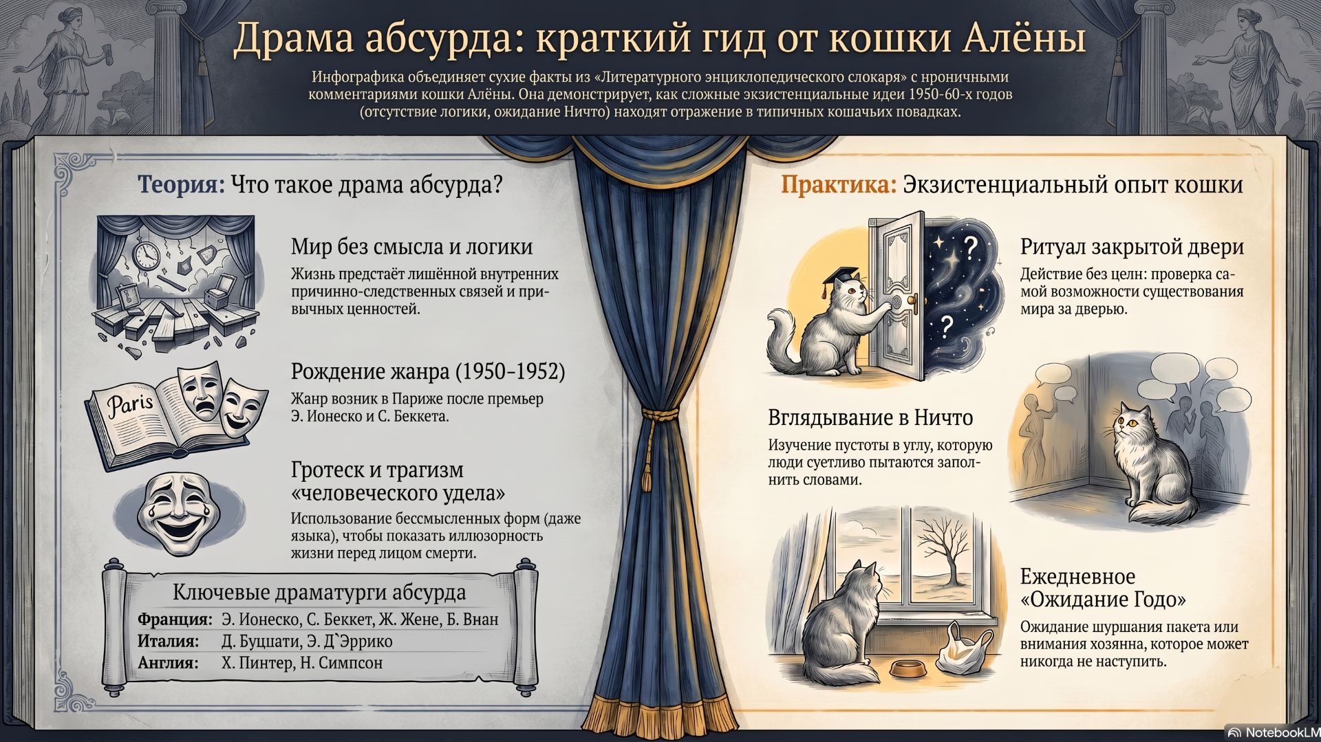 Абсурда драма и кошки