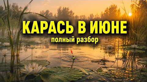 Самое лучшее время для карася а большинство рыбаков всё равно уходит ни с чем