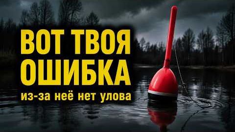 Почему не клюёт поплавок 8 ошибок, которые лишают тебя улова