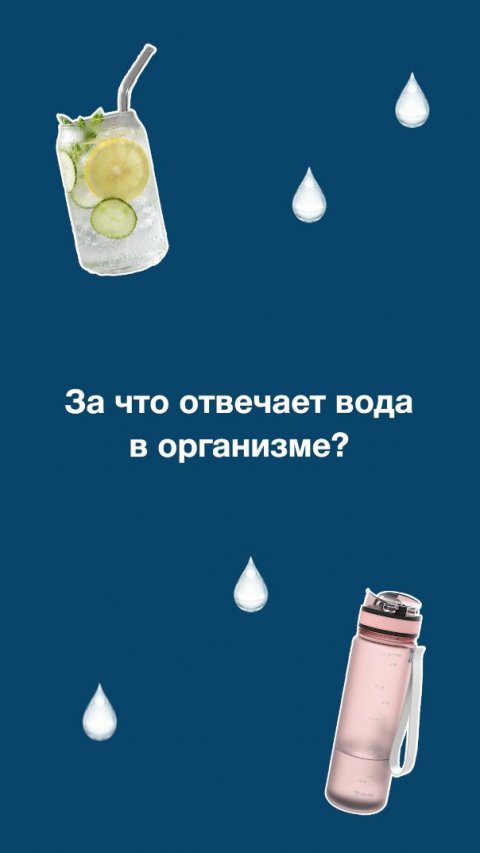 💧 ВОДА В ОРГАНИЗМЕ: за что она отвечает
