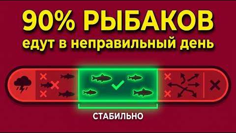 Почему не клюёт 90% рыбаков не знают этого про погоду