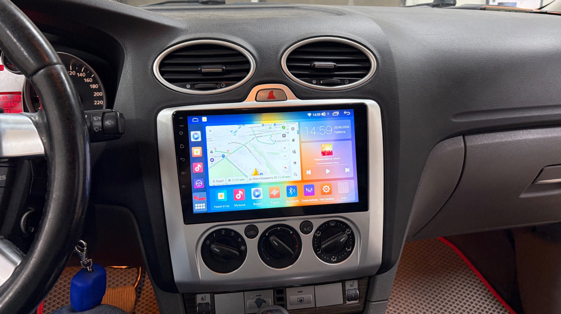 Андроид магнитола в Ford Focus 2 / Форд Фокус 2 от Автомедиацентра Д Аудио #D audio #d-audio
