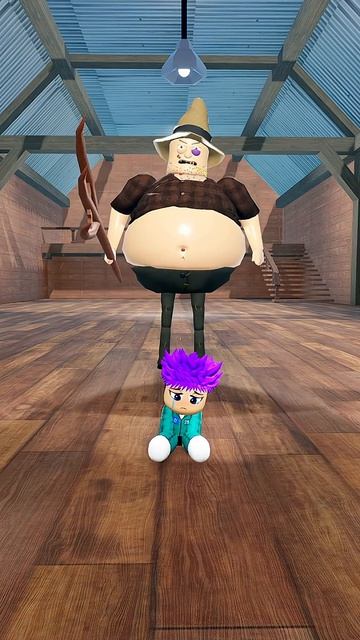 ТАНОС В ОББИ СО ВСЕМИ СКРИМЕРАМИ 🤐😱 #roblox #shorts
