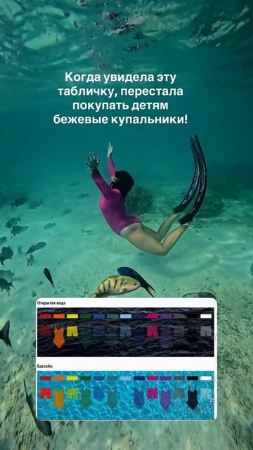 Цвет купальника может спасти жизнь вам и вашему ребенку!