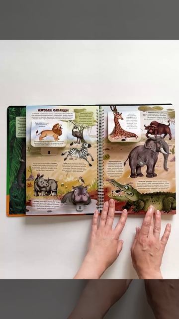 Интерактивная книга БимБиМон Атлас земли. Животные