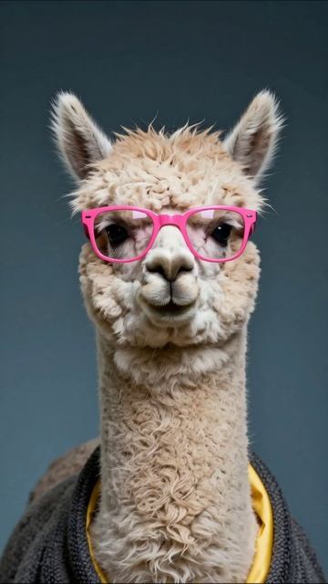 Стиль на максимум: альпаки в шоке от собственного лука 😎 #альпаки #стиль #fashion