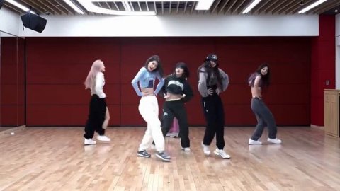 nmixx - oo dance mirrored
