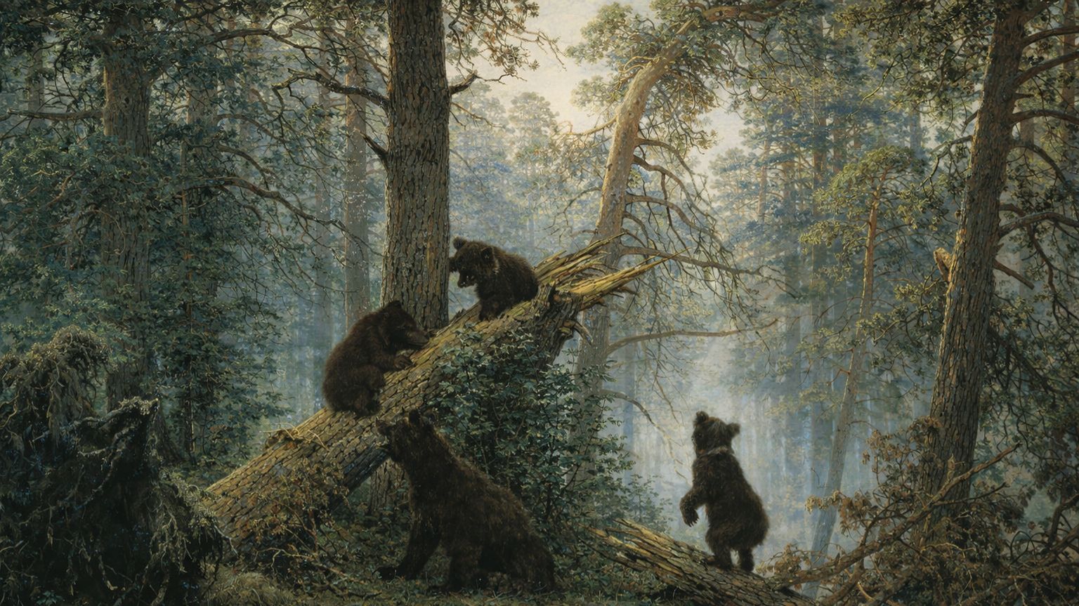 Мыслимое восстановление 60–120 работ Ивана Ивановича Шишкина