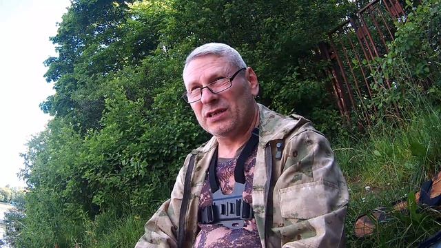 Июньская рыбалка на пруду.....