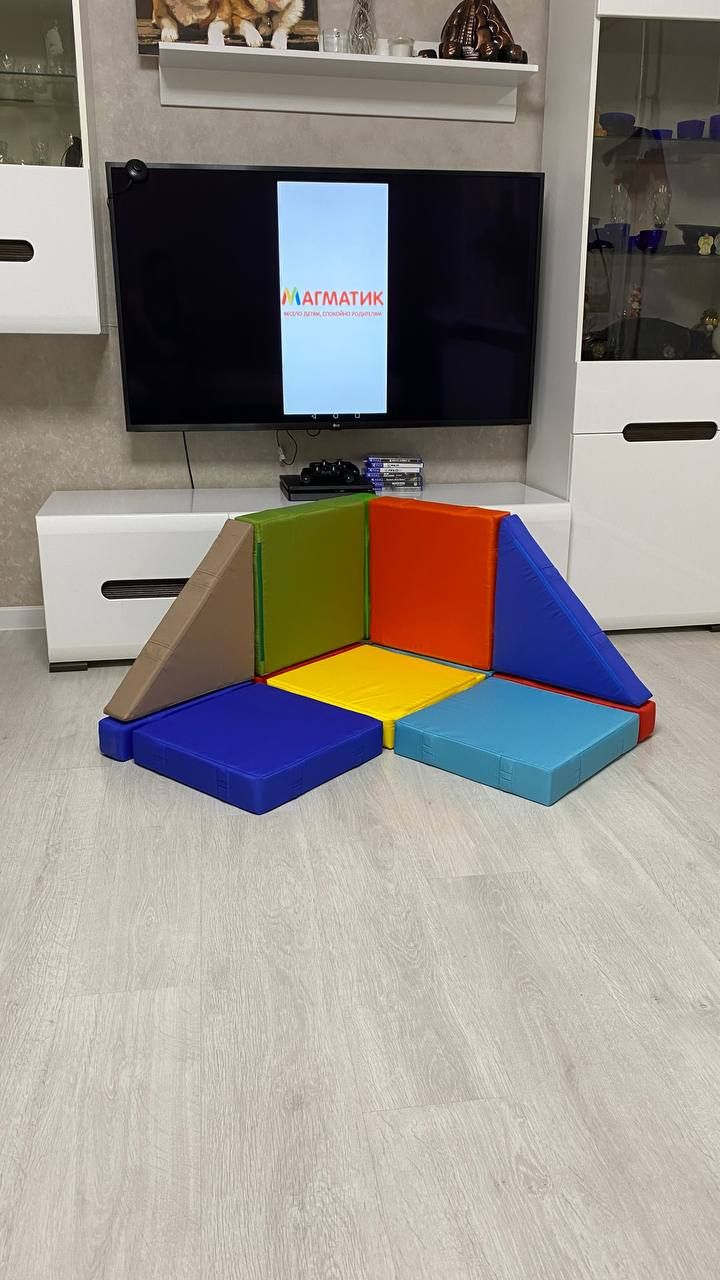 Строим Диванчик из конструктора Магматик
