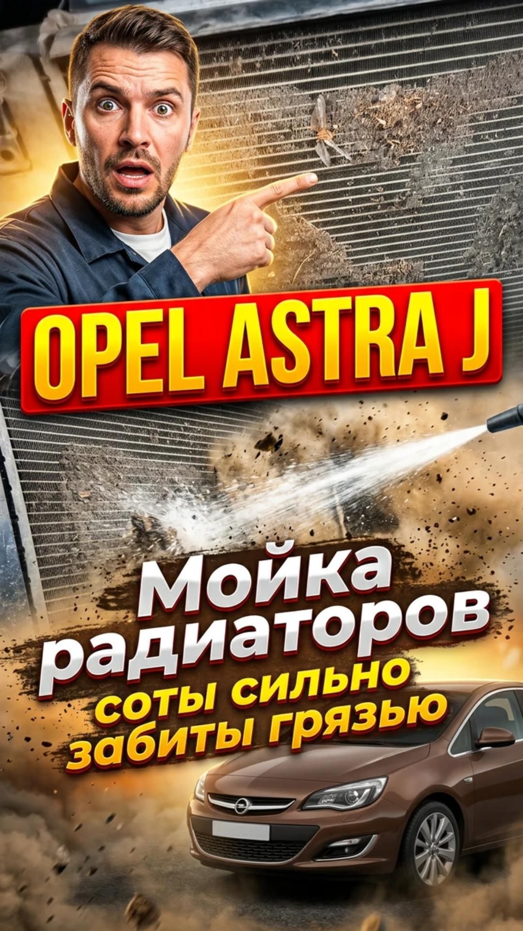 Мойка радиаторов - 🚗 Opel Astra J