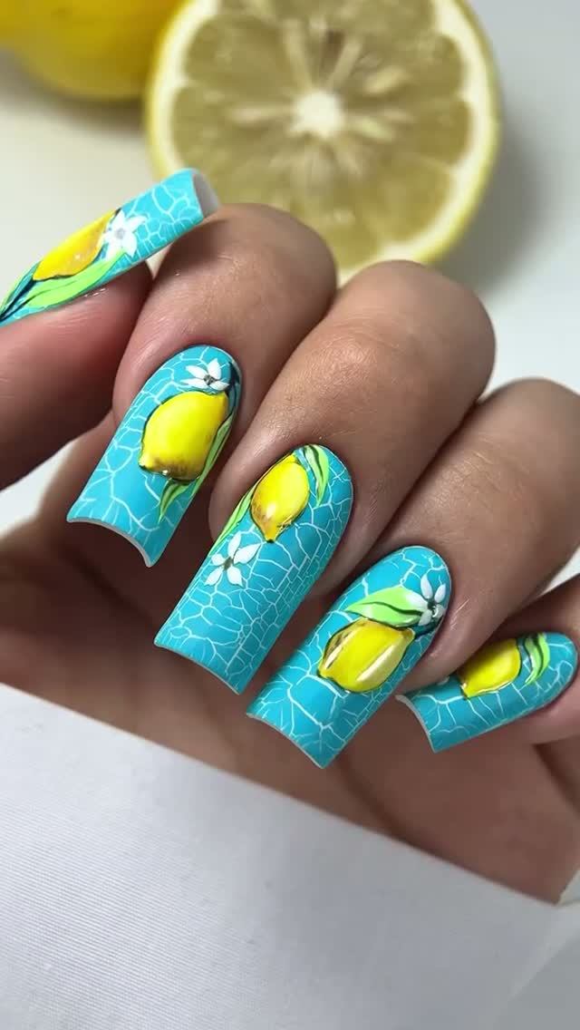 Трендовое сочетание 💅 Летнее настроение с Кракелюром ✨