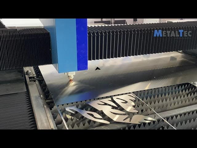 Оптоволоконный лазерный станок MetalTec 1530S 1000Вт | Режем нержавеющую сталь толщиной 1,5 мм