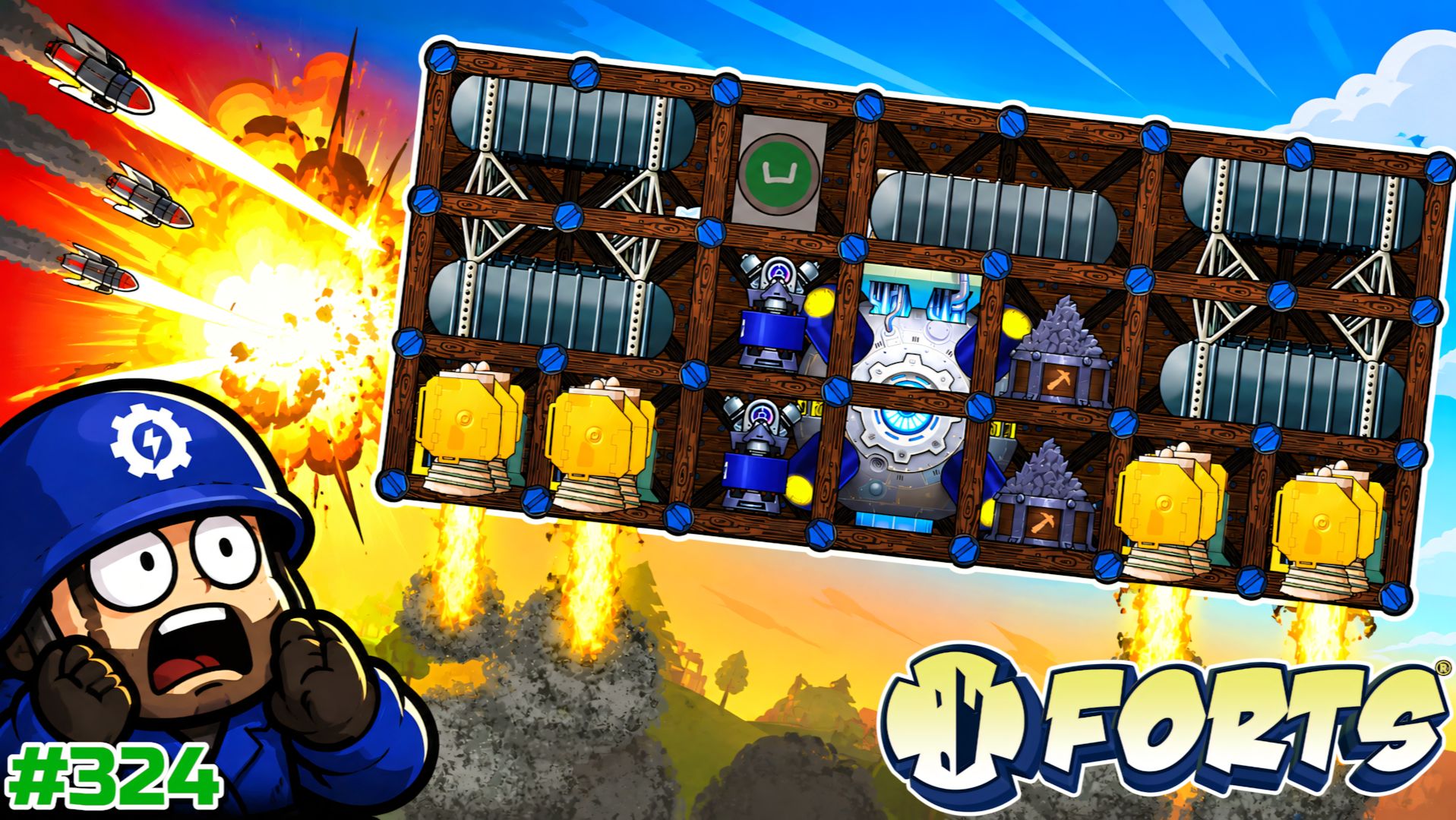 Я АФИГЕЛ!!!! НОВЫЕ РЕАКТИВНЫЕ ЛЕТАЮЩИЕ ФОРТЫ В FORTS!! #324