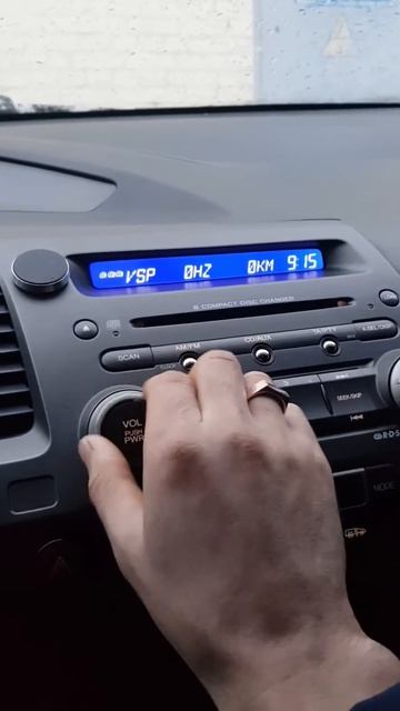 Honda Civic штатная магнитола секрет