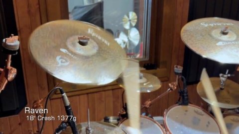 Raven - 18" crash, 1377g by Symrna Cymbals