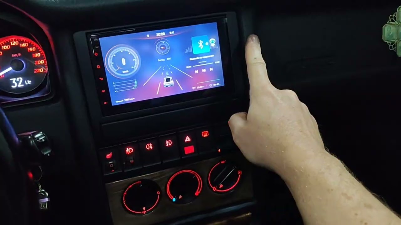 Кнопка БК для управления магнитолой 2DIN Audi80