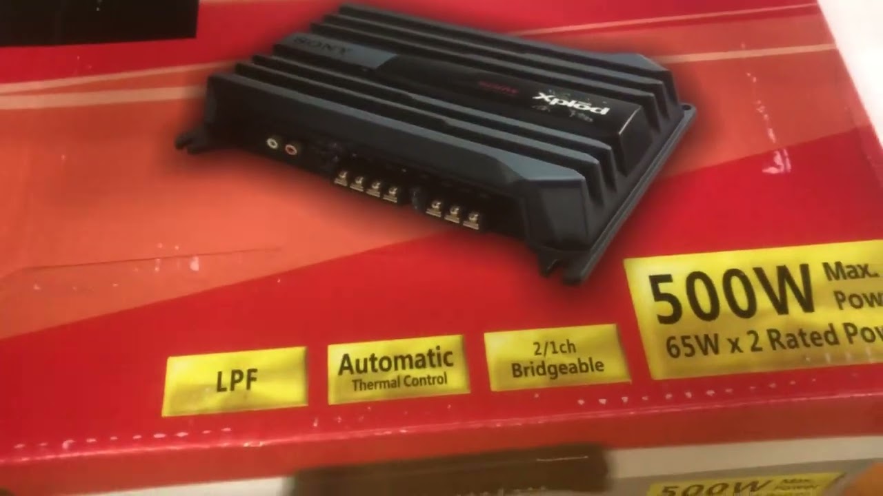 Автоусилители Sony