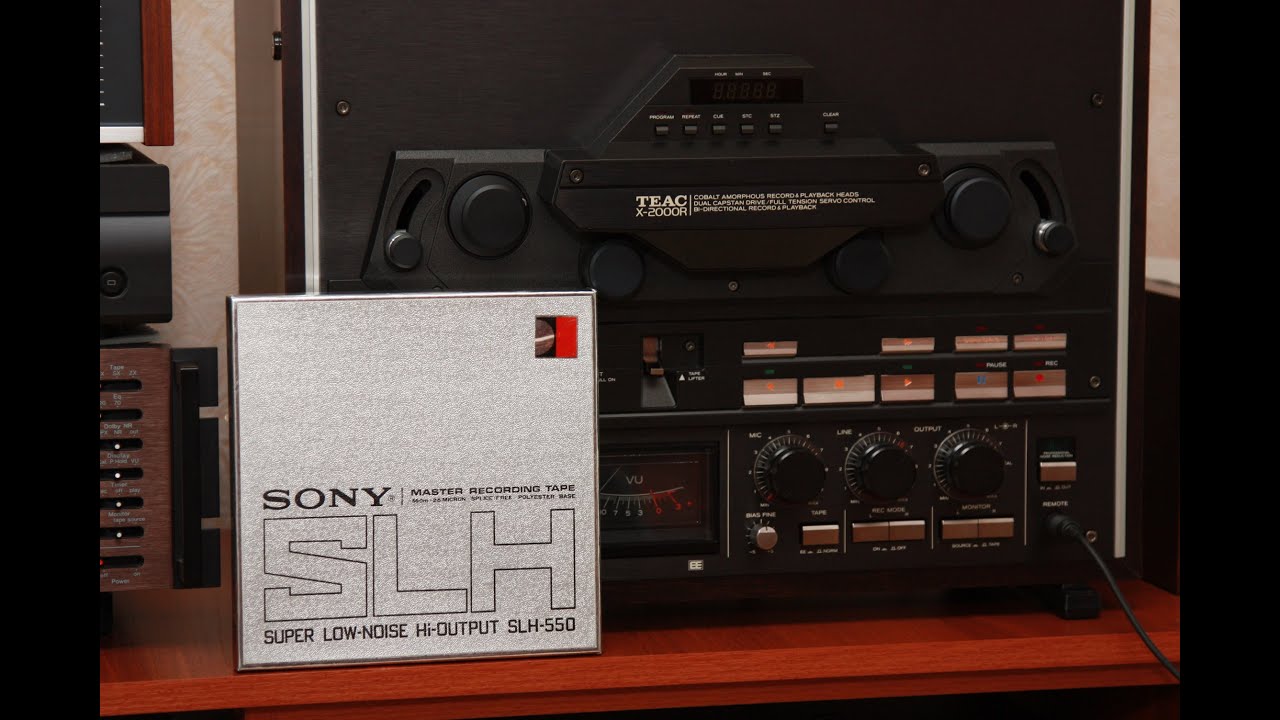 SONY SLH 550 Тестируем на запись на ТEAC X-2000R