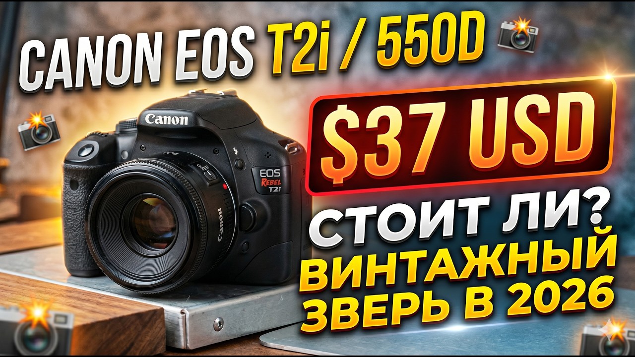 Что может Canon 550D против Iphone 17ProMax в 2026?