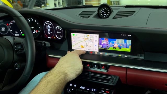 Яндекс навигатор в авто 🔥 Porsche 911 🔥 (дополнительная мультимедиа)