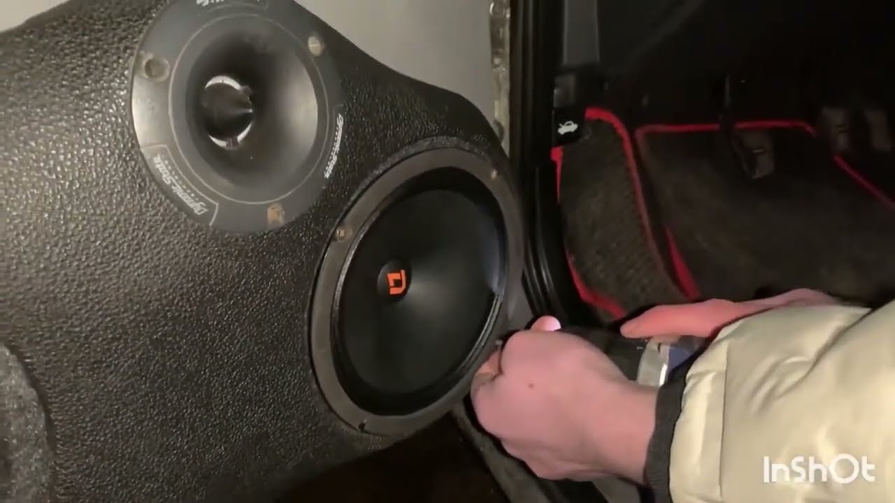 Установка динамиков Dl Audio Raven 165 в автомобиль Priora