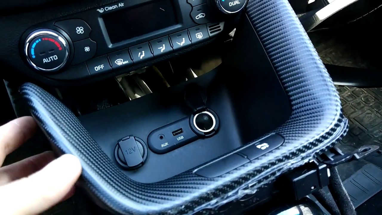 снятие центрального тоннеля и бороды Kia Ceed Jd