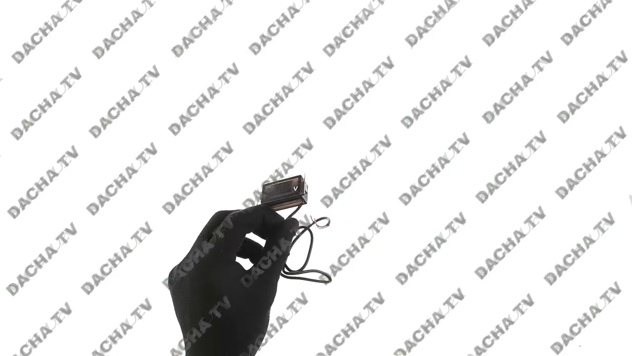 Цифровой вольтметр DC 12V   (врезной, прямоугольный, красный)   YOUYOU
