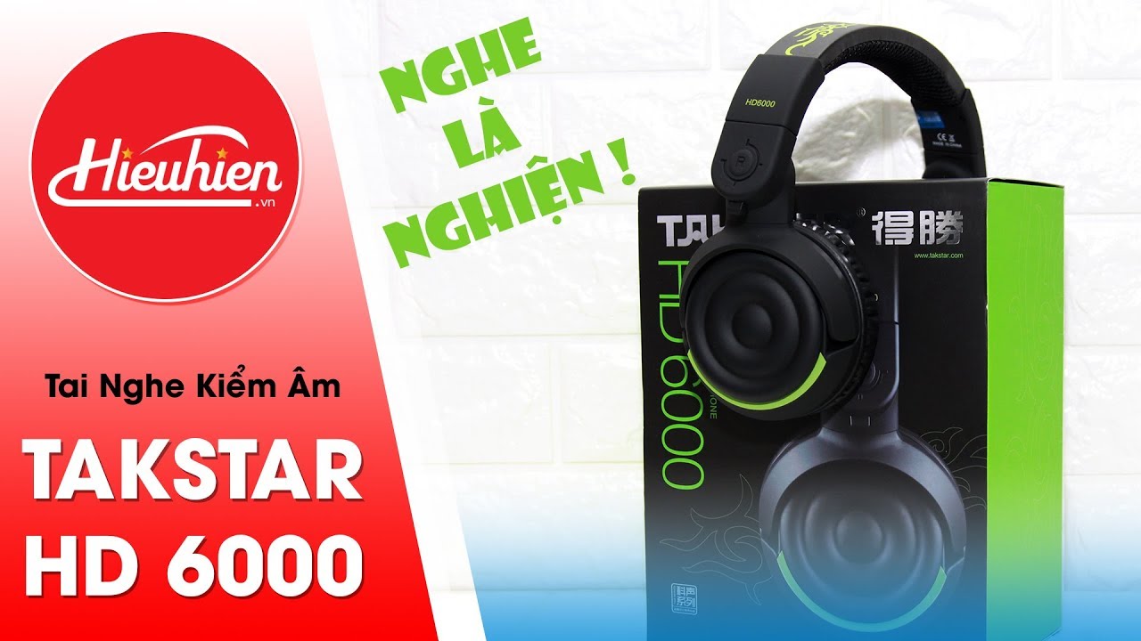 [Hieuhien.vn] Takstar HD 6000 | Tai Nghe Kiểm âm Chuyên Nghiệp, Giá Rẻ