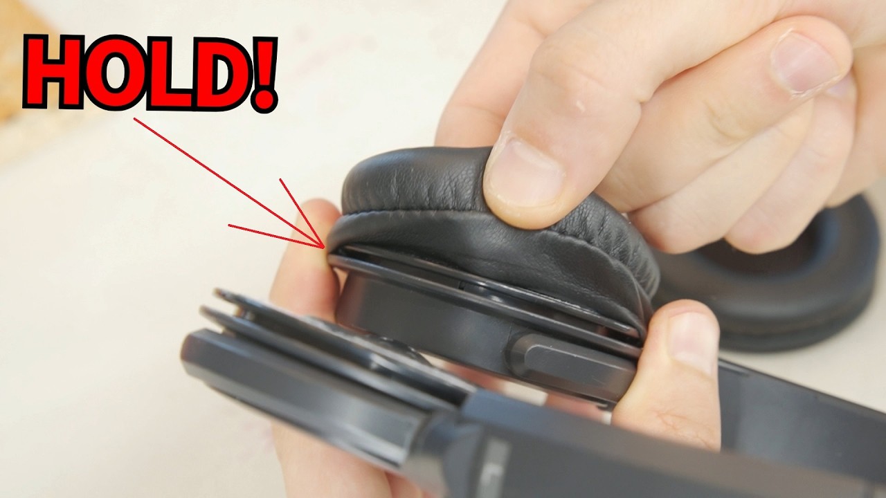 How To Remove & Replace Yamaha HPH 100 Ear -pads Cushions