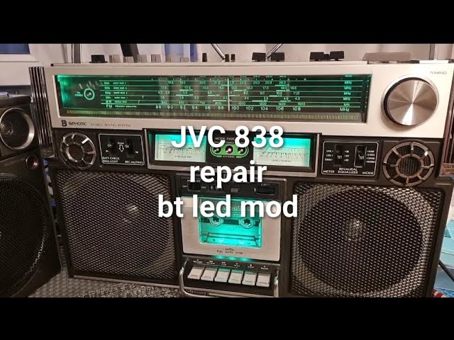 JVC 838 ремонт, Bluetooth и моддинг