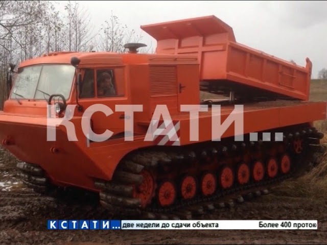 Грузовой снегоболотоход создали Нижегородские промышленники.
