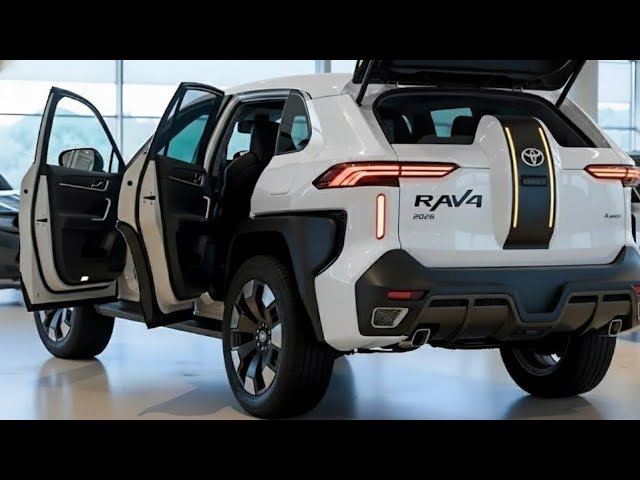 Toyota RAV4 2026  Новый дизайн гибридные технологии и полный обзор