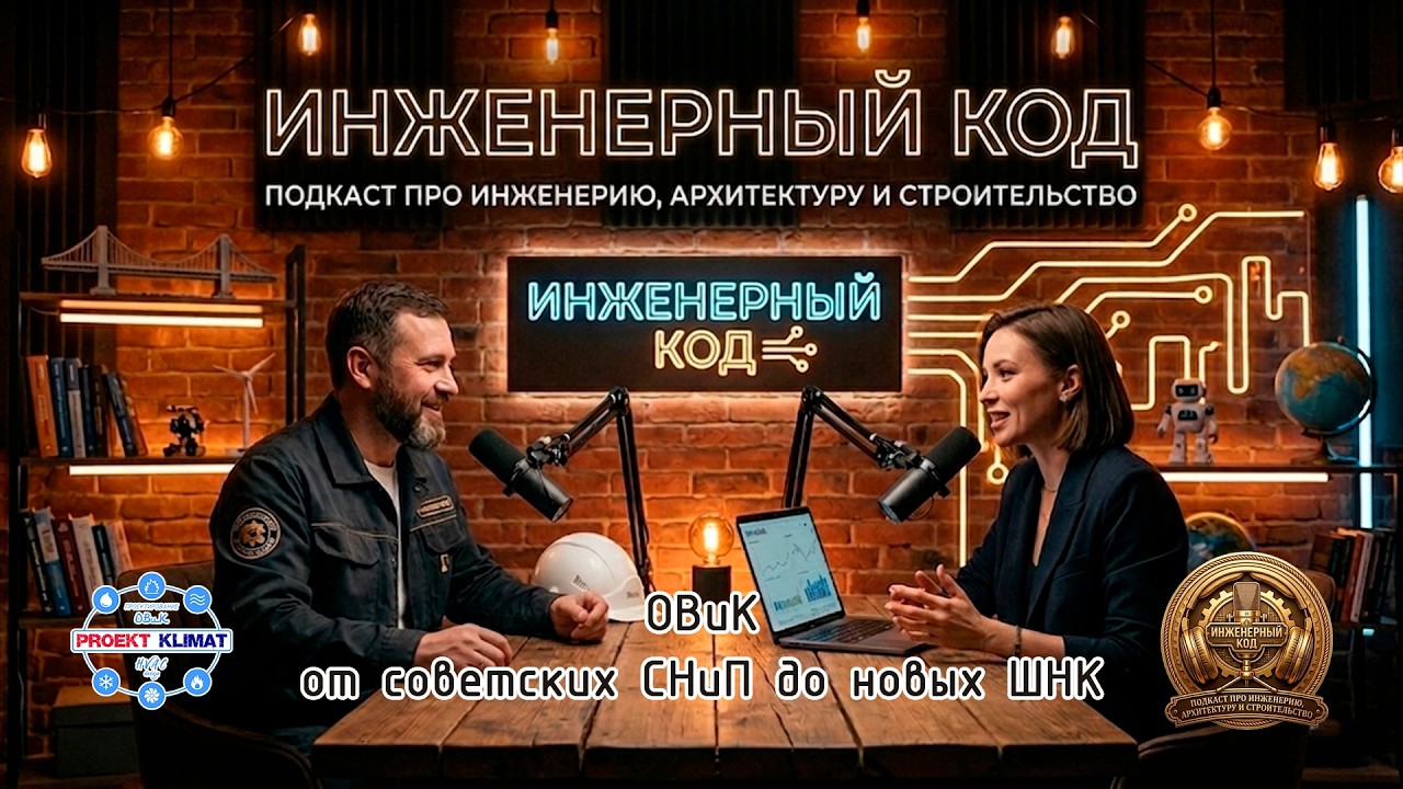 Proekt Klimat Uz | Инженерный код | Подкаст - ОВиК от советских СНиП до новых ШНК (Часть 1)