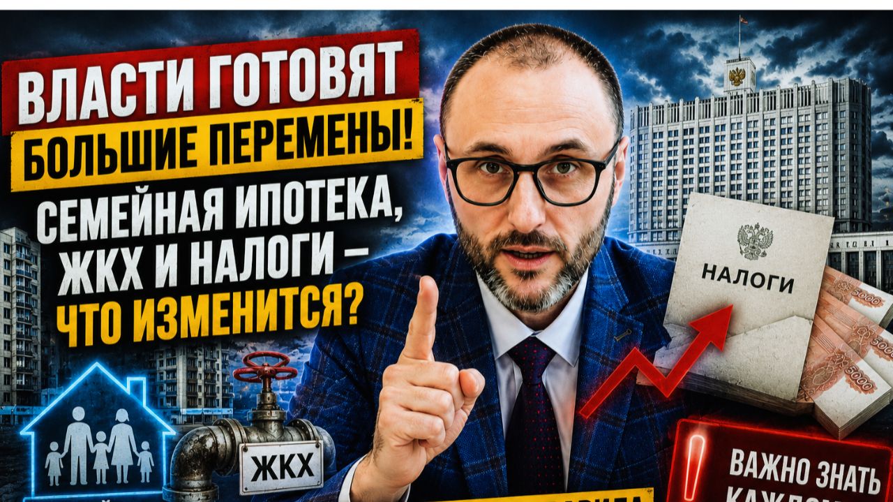 Власти готовят БОЛЬШИЕ перемены! Семейная ипотека, ЖКХ и НАЛОГИ — что изменится?