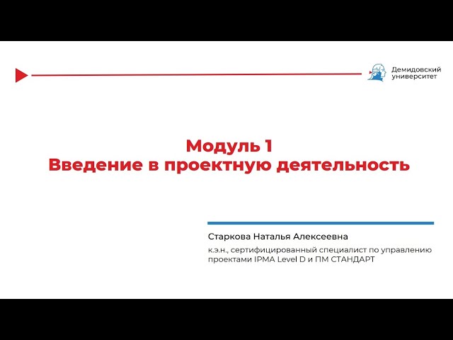 1.2.1. Компоненты проектной деятельности проект, программа, портфель