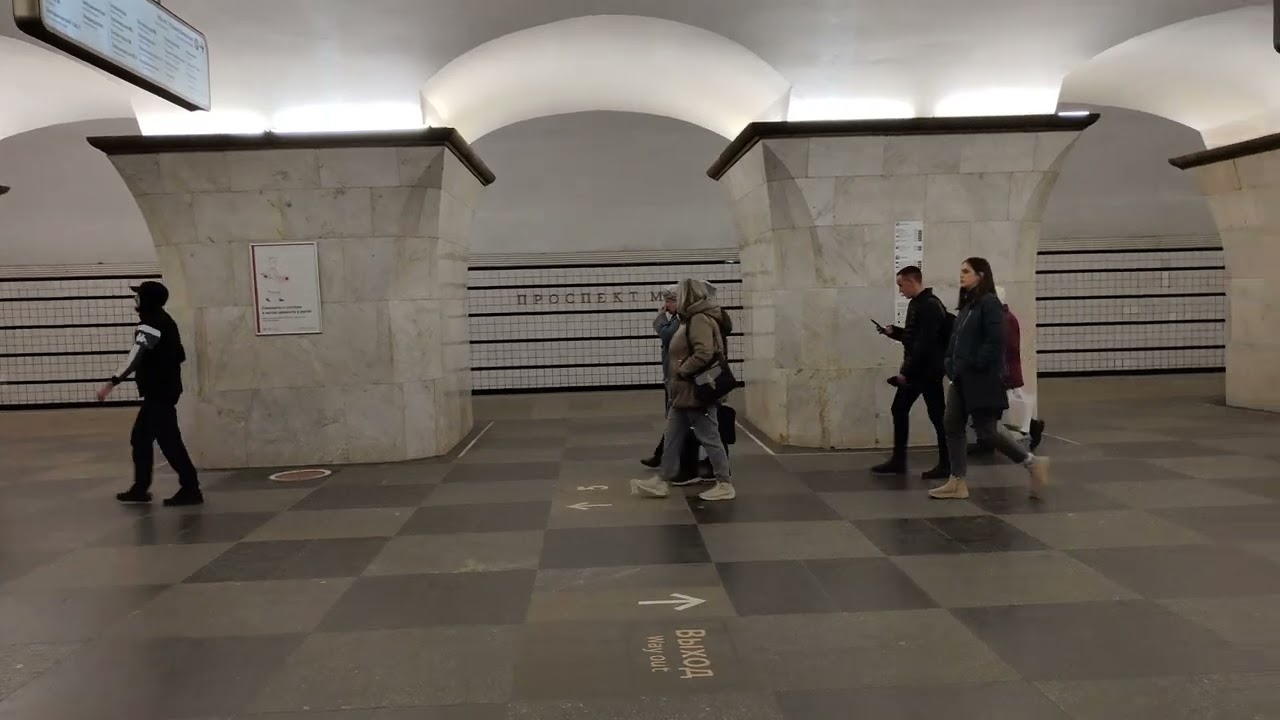 Станция метро Проспект Мира Калужско-Рижская линия и станция #metro Проспект Мира Кольцевая линия