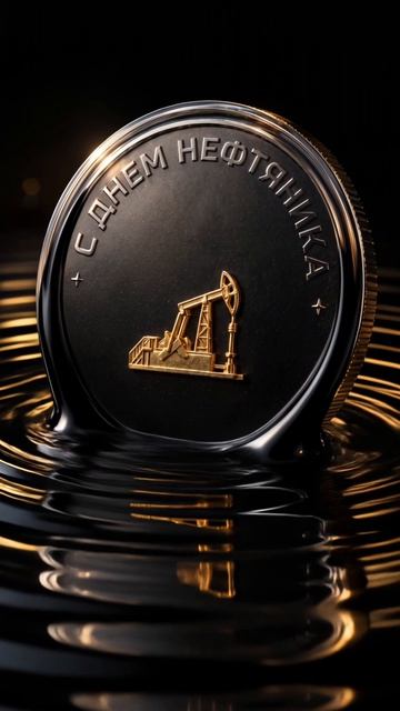 Памятная монета ко Дню работников нефтегазовой промышленности