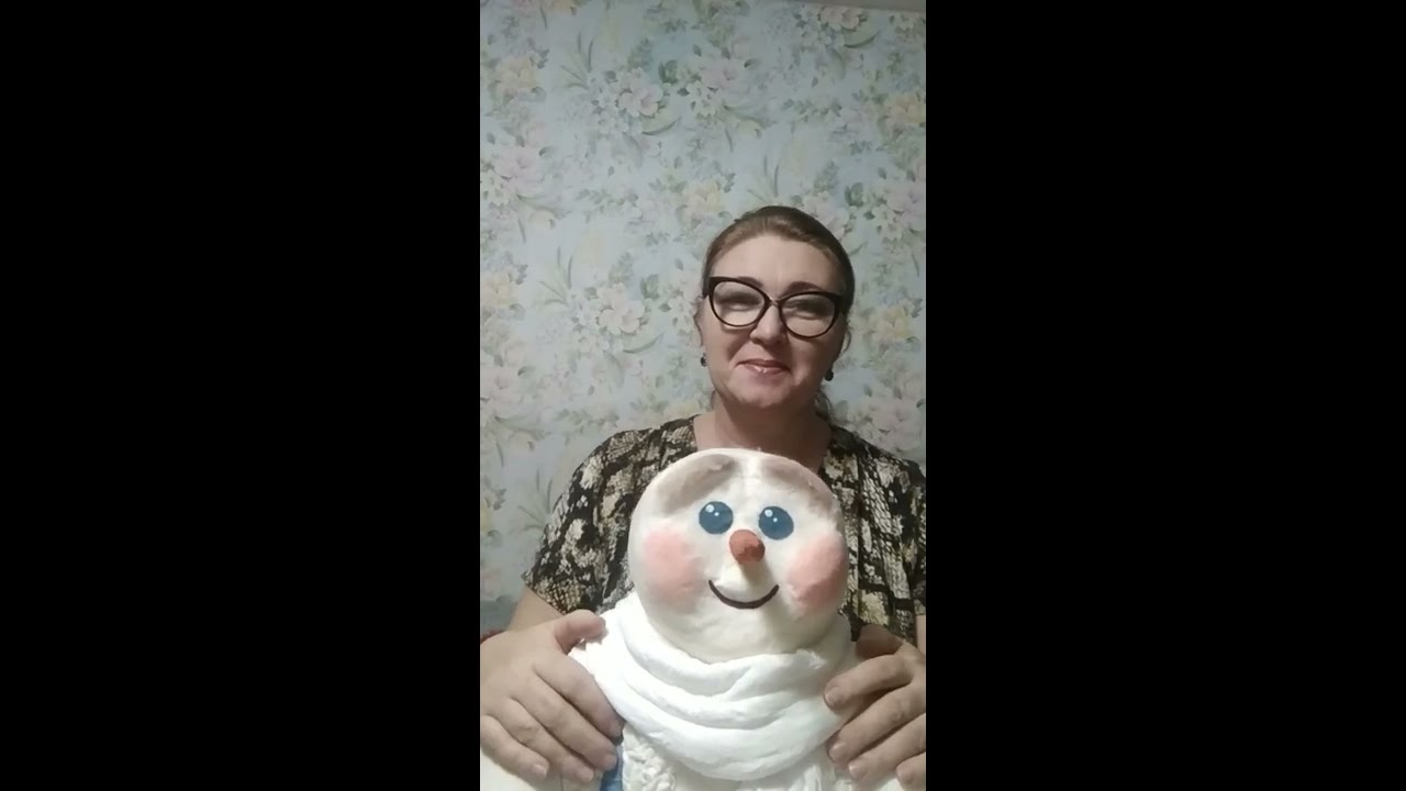Елена Васько. Прямой эфир. Доработка снеговика и ремонт ватной белочки