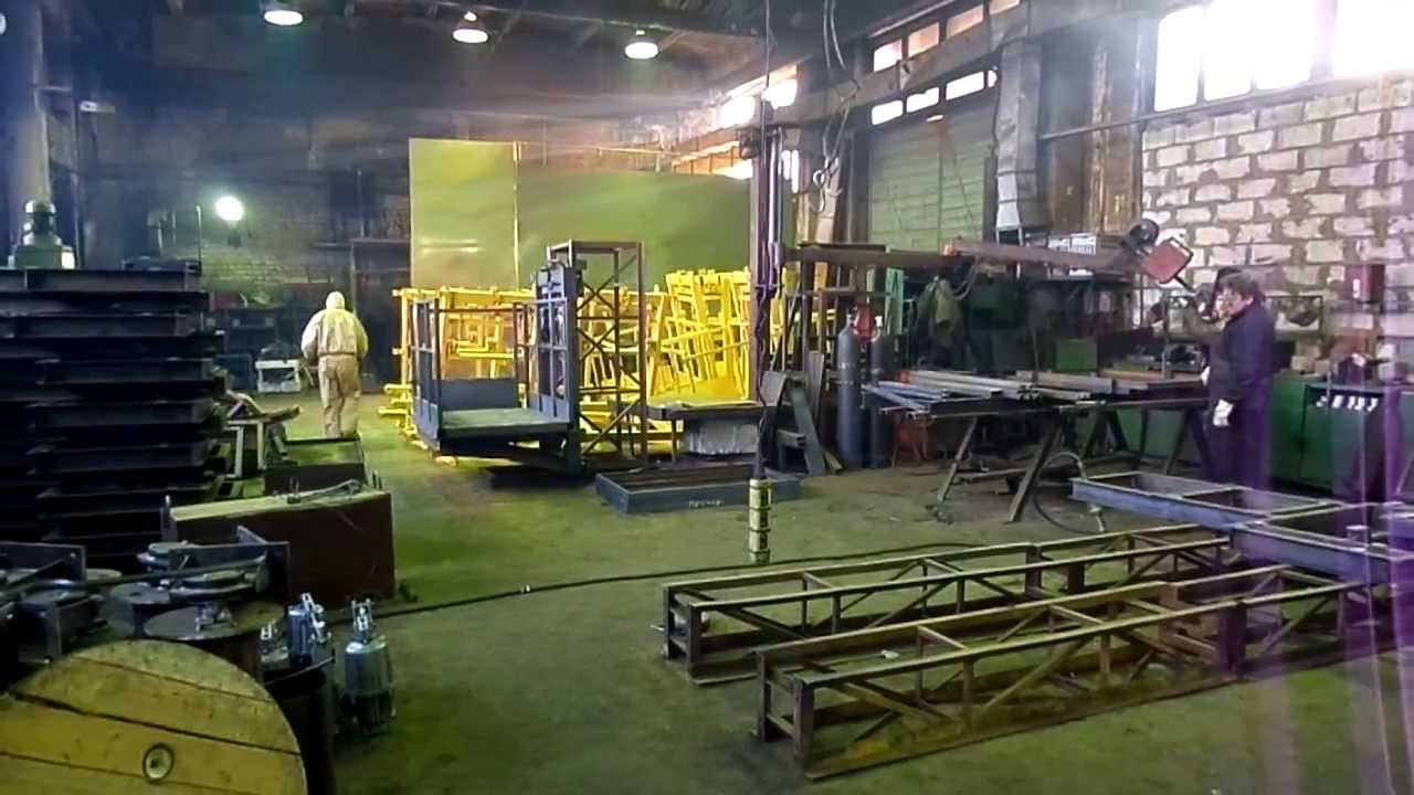 Грузовой подъемник мачтовый ПМГ - производство
