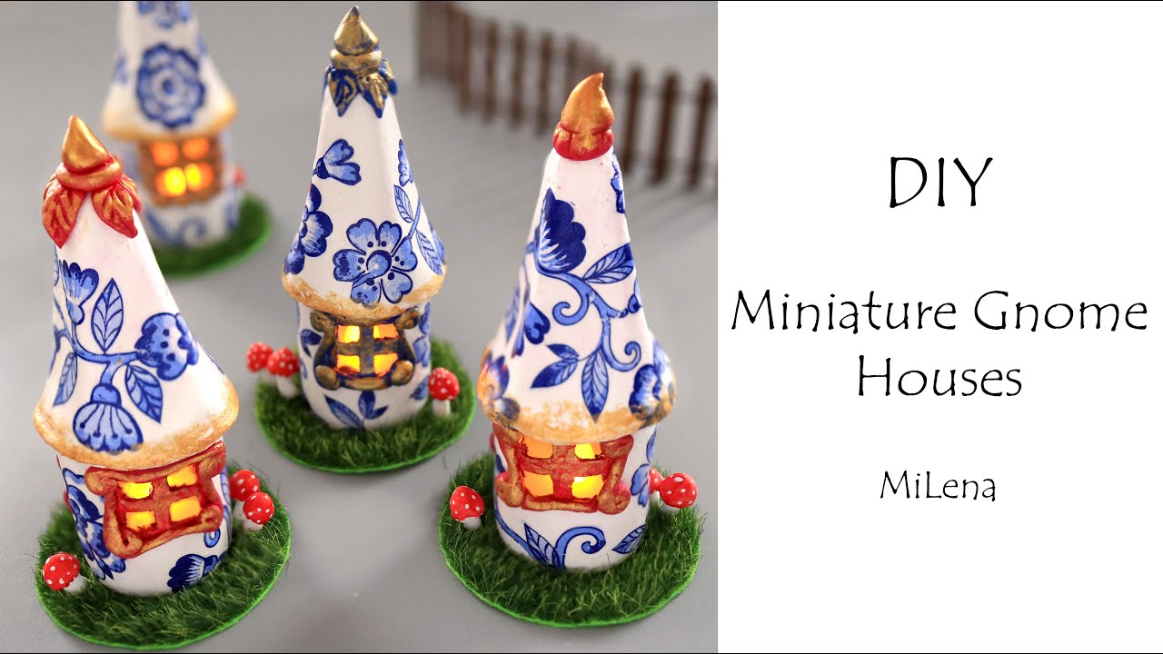 ДОМИК ГНОМИКА 🎅 Miniature Gnome Houses