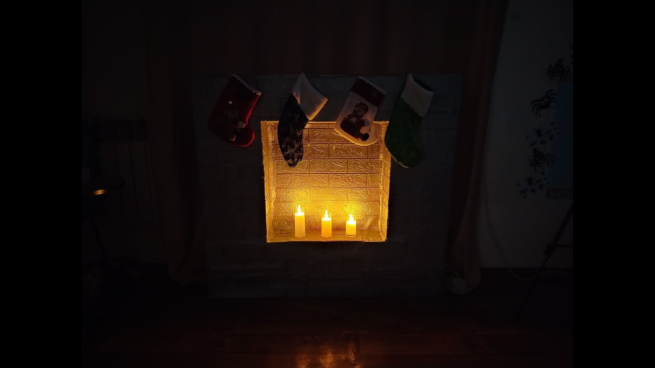 Камин из картона своими руками / DIY Cardboard Fireplace