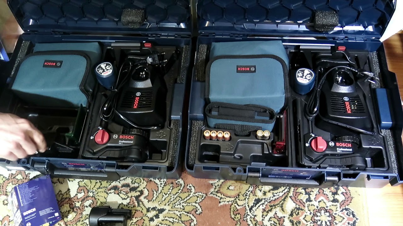BOSCH: GLL 3-80 C и GLL 3-80 CG & АА1; RM 3; LR 7 - расширение комплектации и перекомплектация