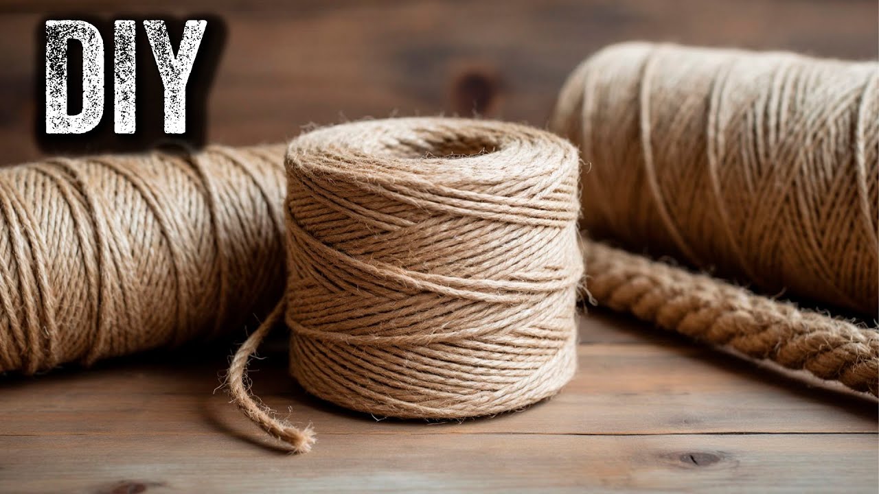 УДИВИЛА ВСЕХ! КРАСОТА ЗА КОПЕЙКИ ИЗ ДЖУТА своими руками.Jute craft ideas easy.