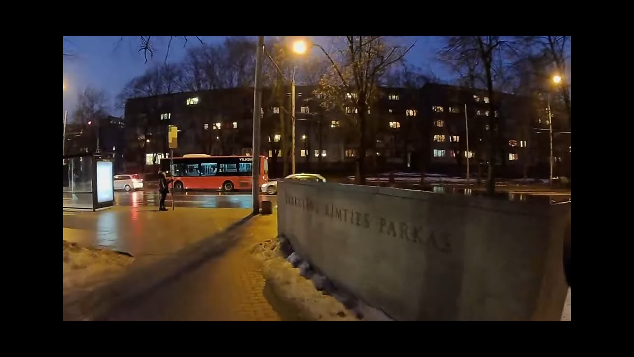 Литва Пеший Вильнюс Жирмунай Часть 3 / Lithuania Walking Tour Of Vilnius Žirmūnai Part 3