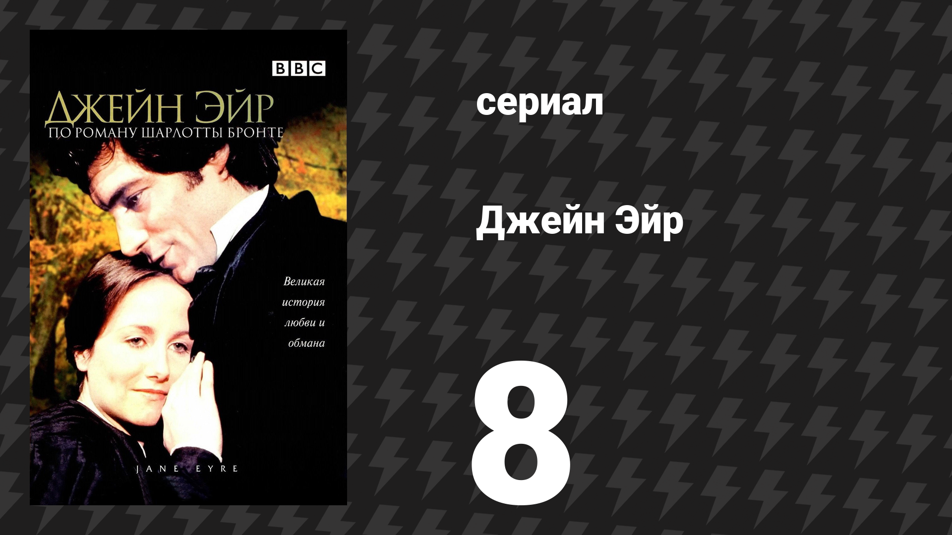 Джейн Эйр 8 серия Тайна раскрыта сериал 1983
