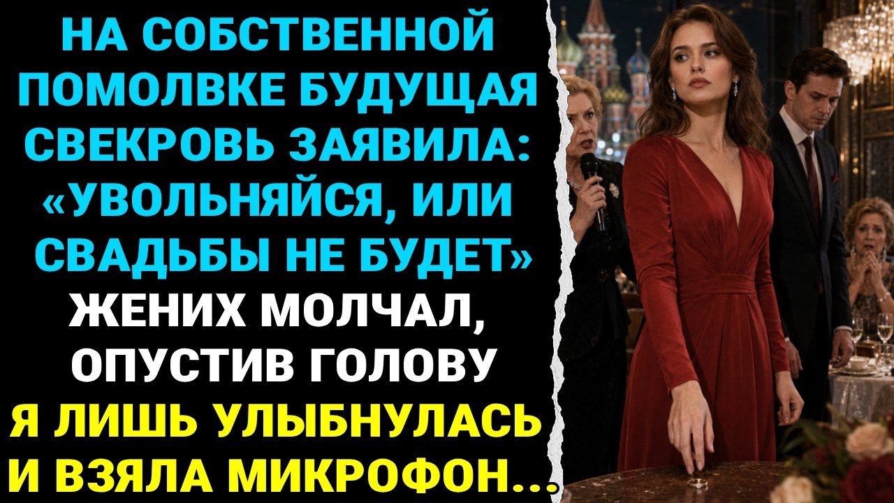 На Помолвке Свекровь Поставила Условие, Я Сняла Кольцо И Сказала То, От Чего Все Замерли...😱